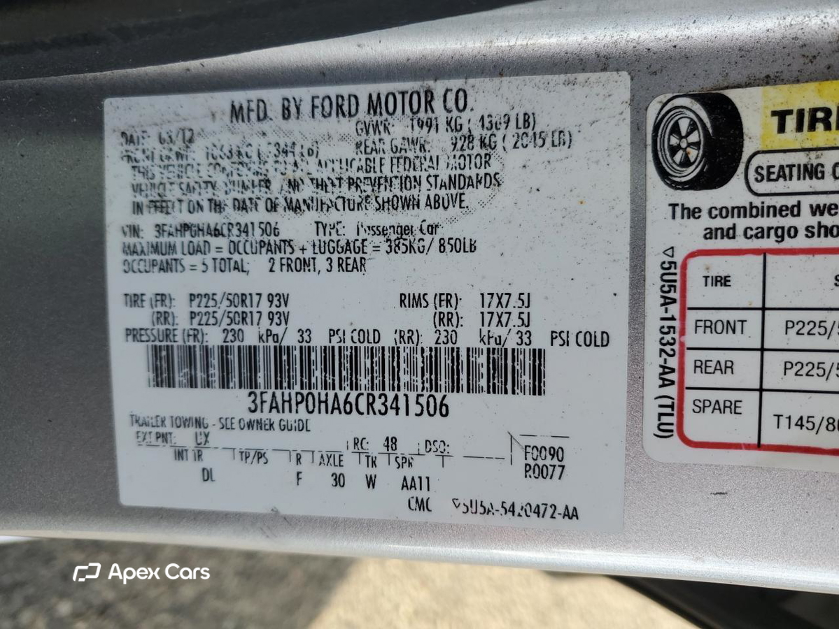 Ford Fusion 2012