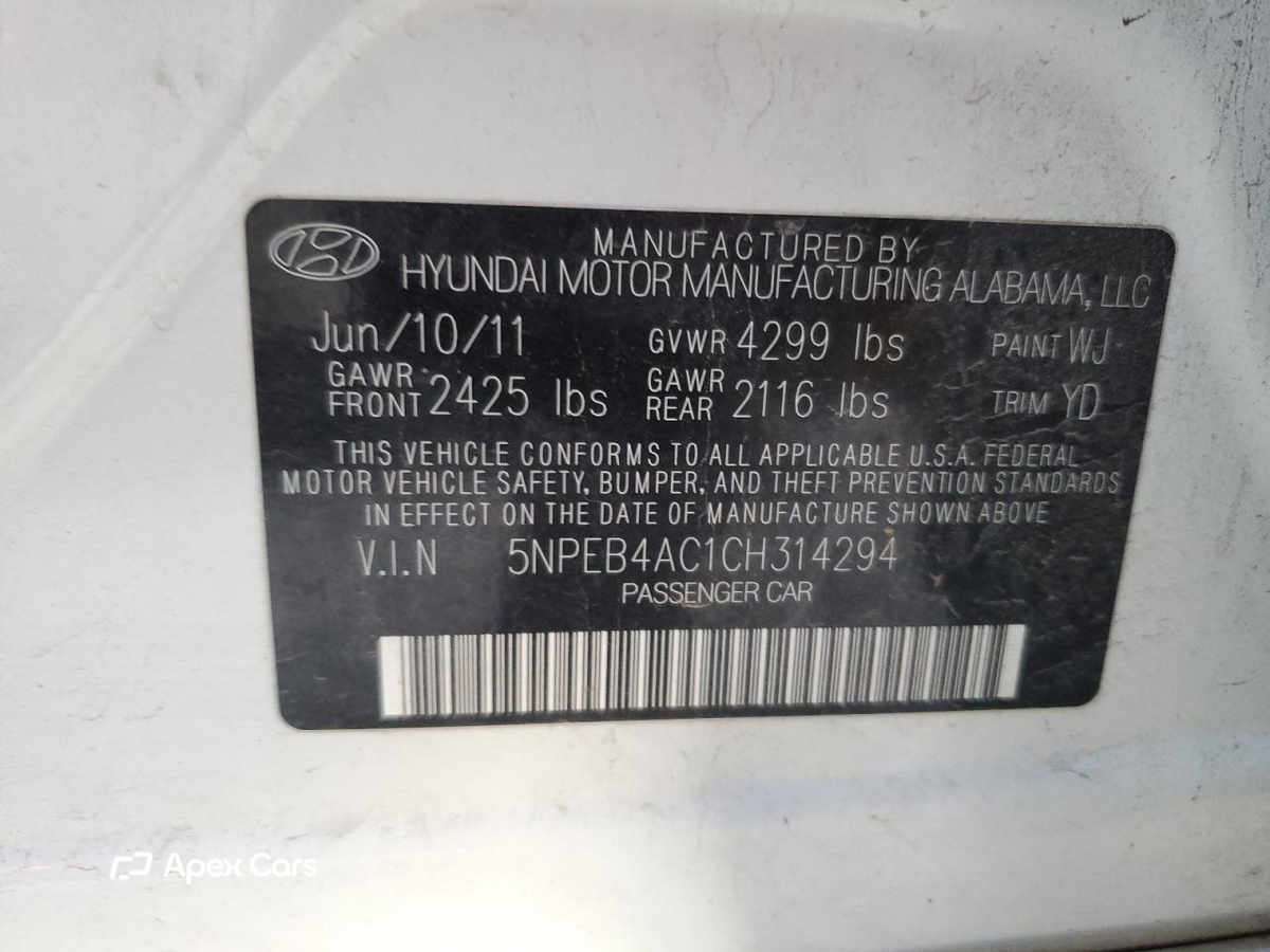 Hyundai Sonata 2012