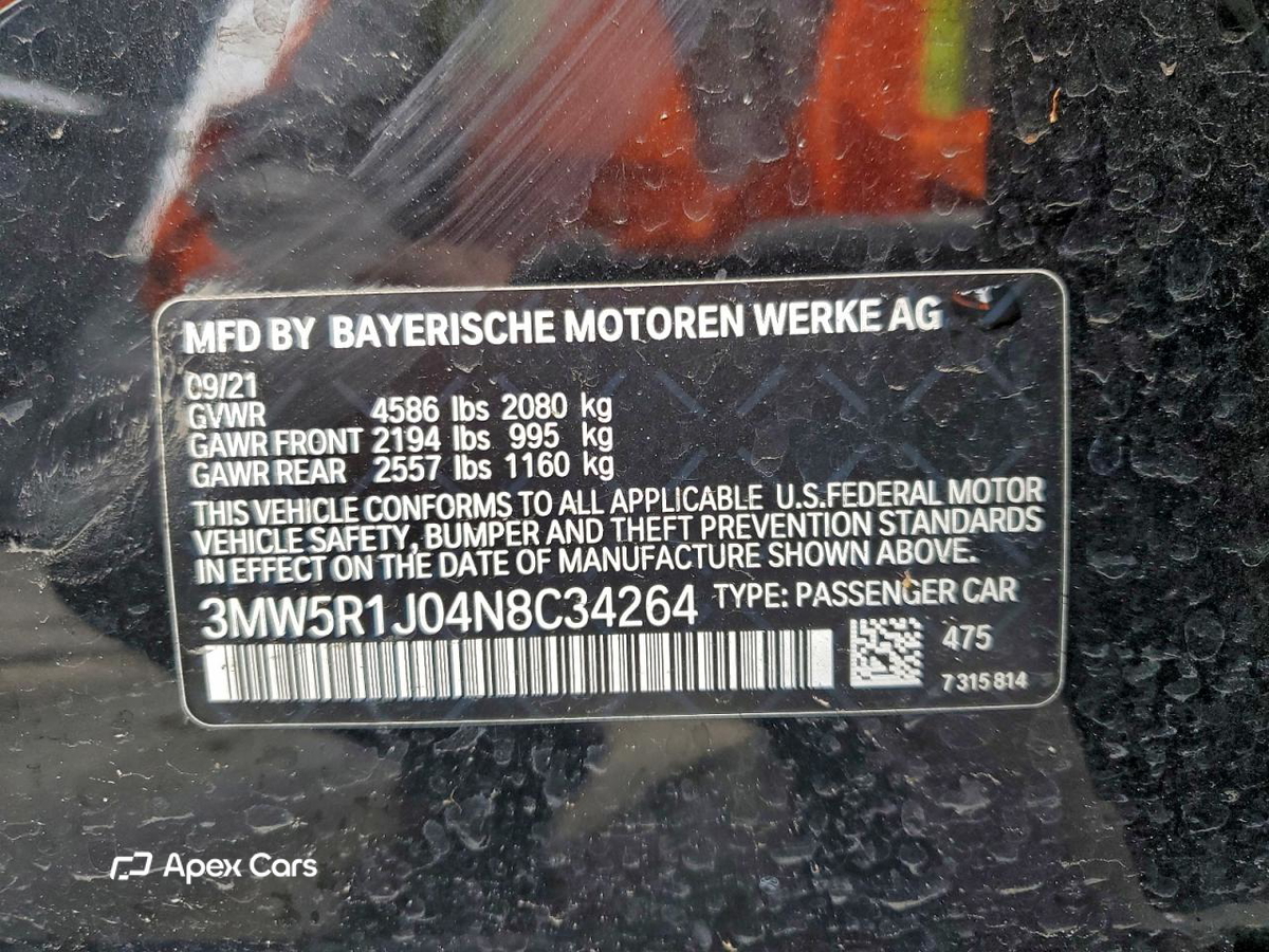 BMW Series 3 2022