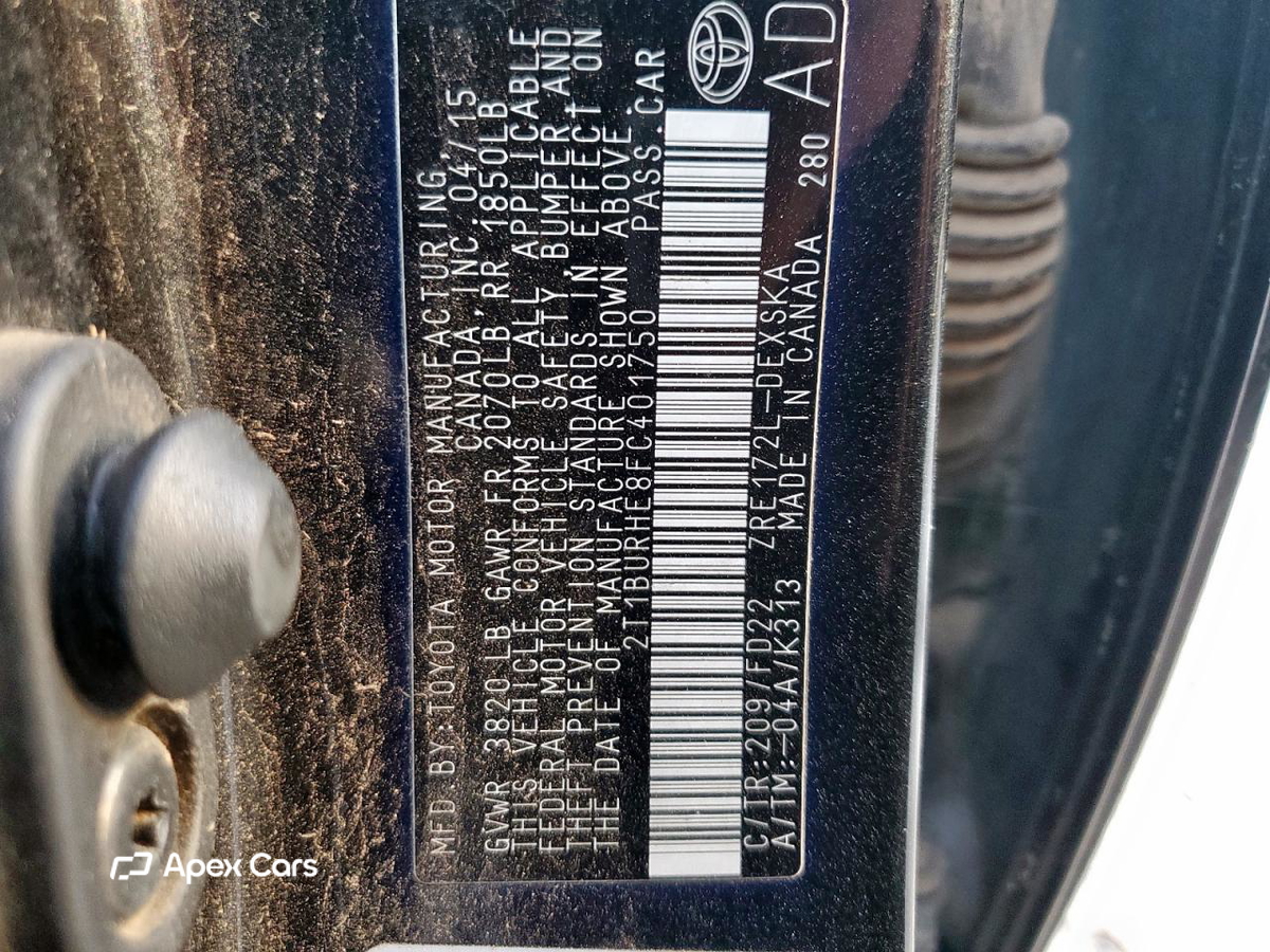 Toyota Corolla 2015
