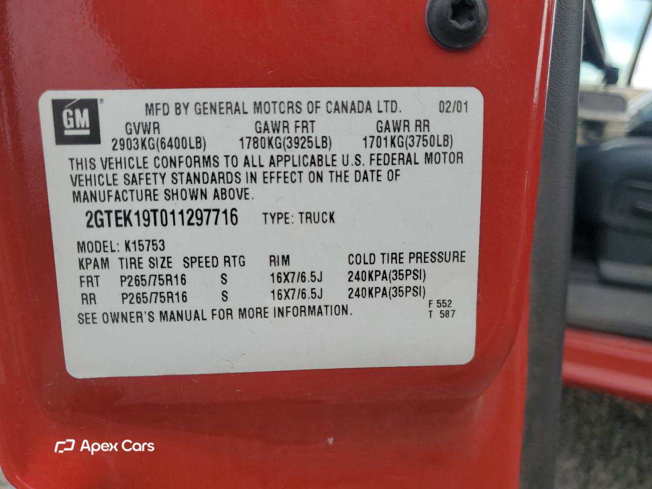 GMC Sierra 2001