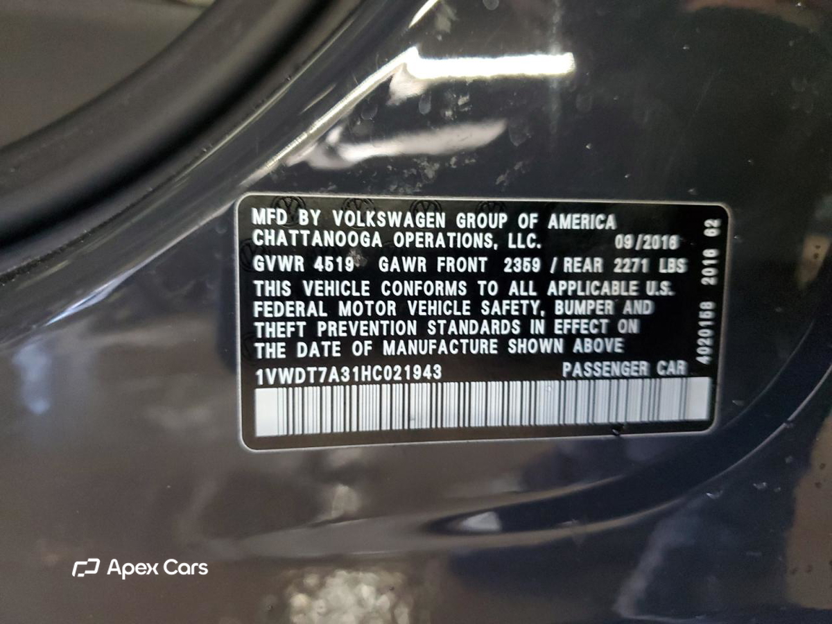 Volkswagen Passat 2017