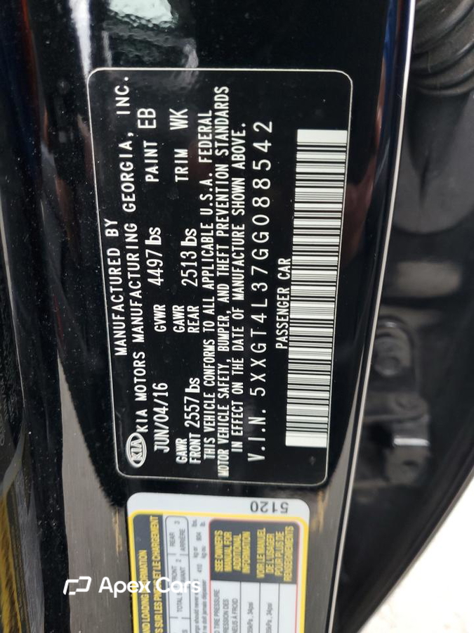 Kia Optima 2016