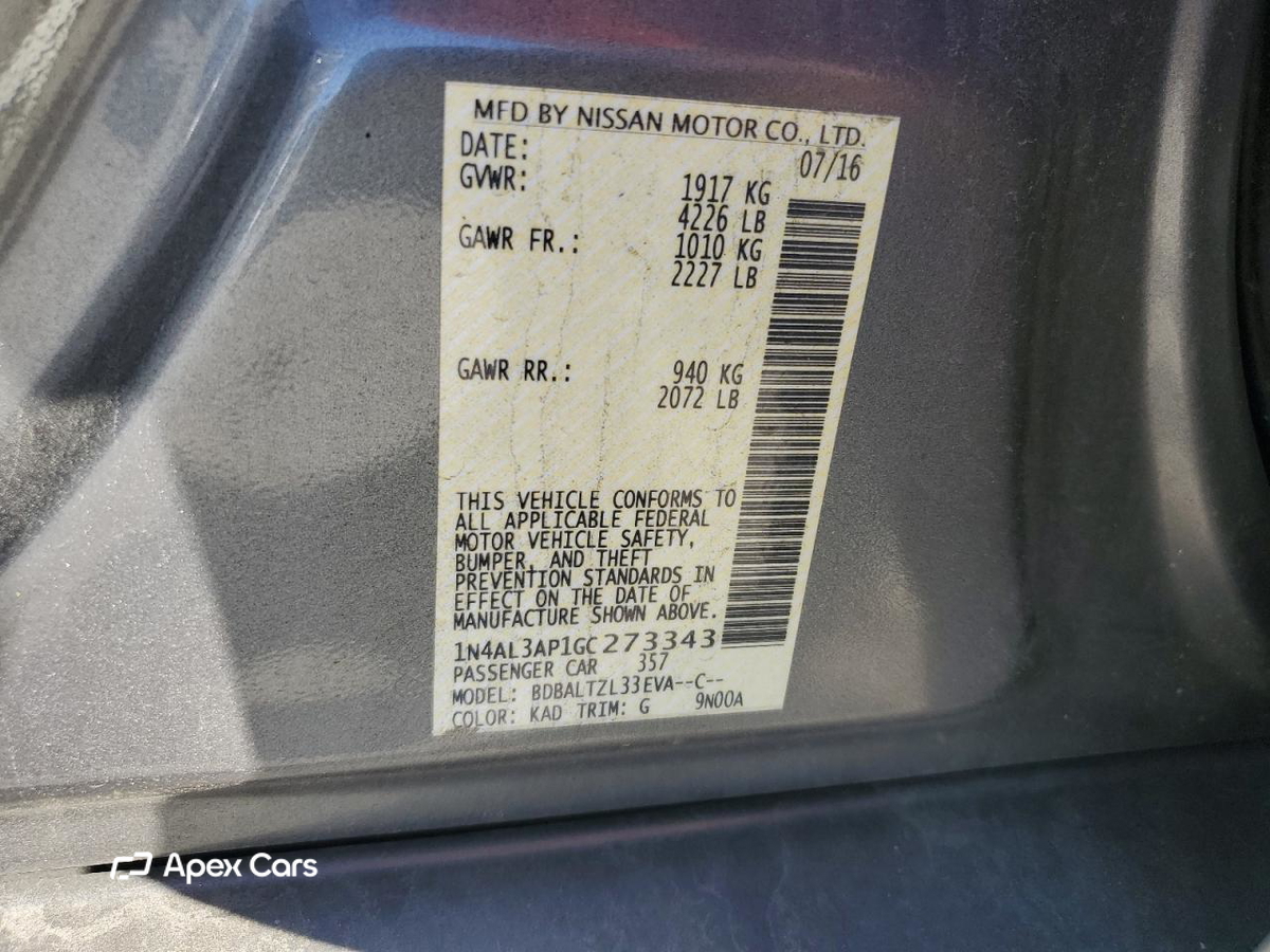 Nissan Altima 2016