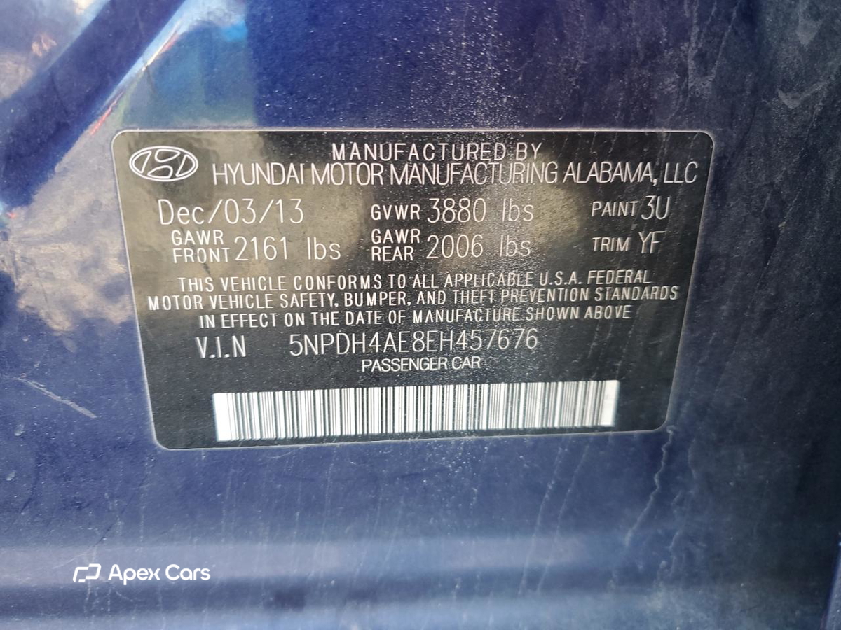 Hyundai Elantra 2014