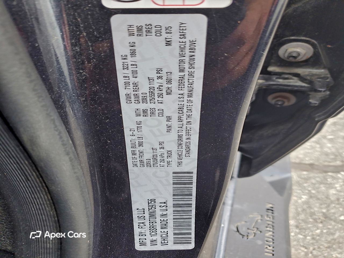 RAM 1500 2021
