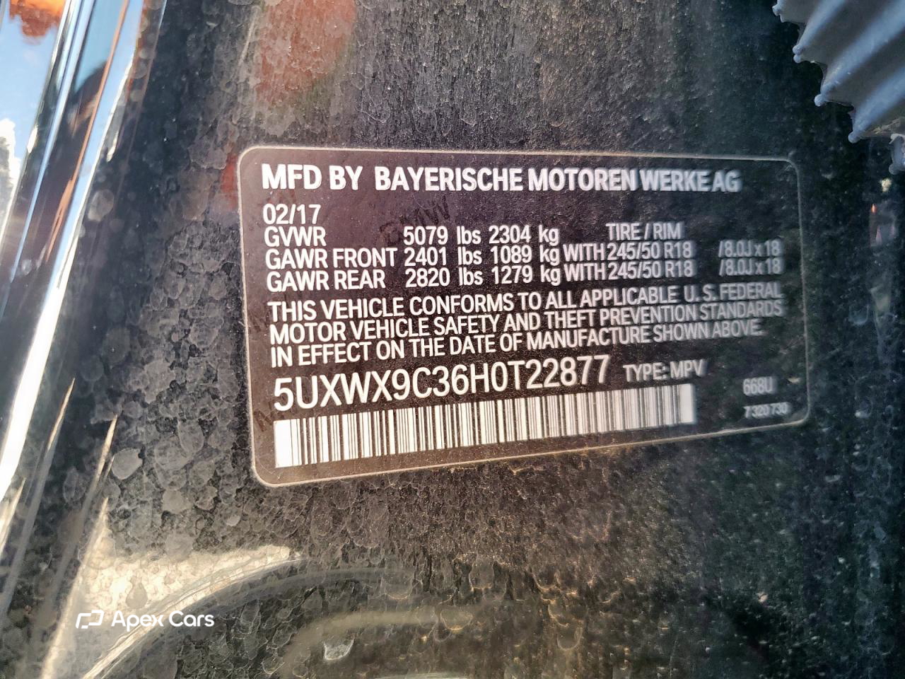 BMW X3 2017