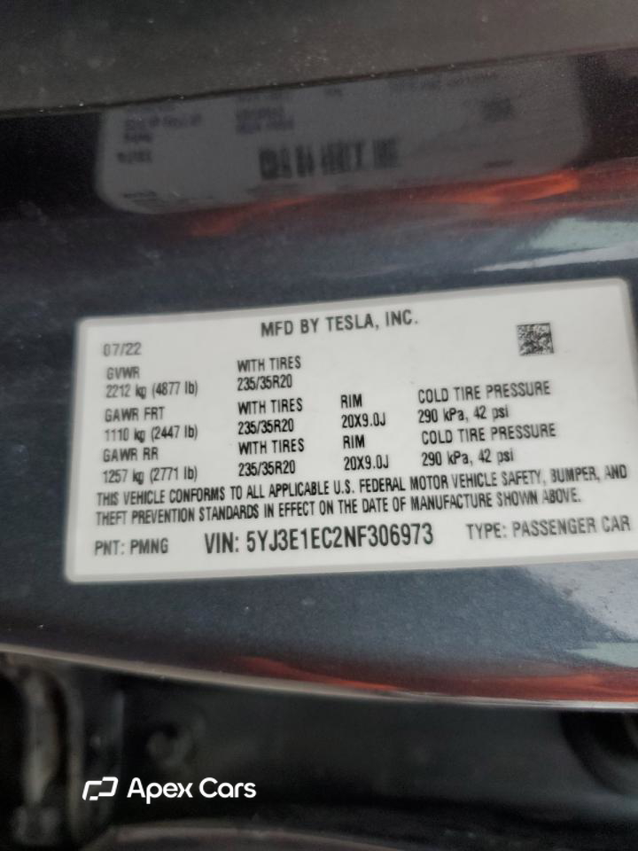 Tesla Model 3 2022
