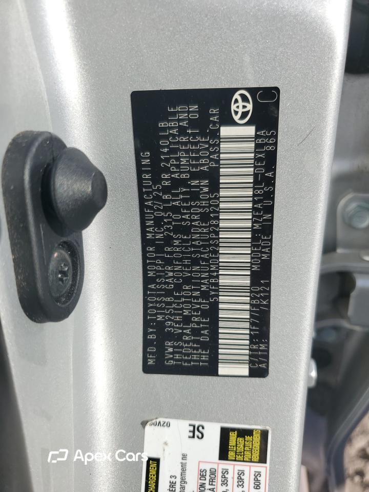 Toyota Corolla 2025