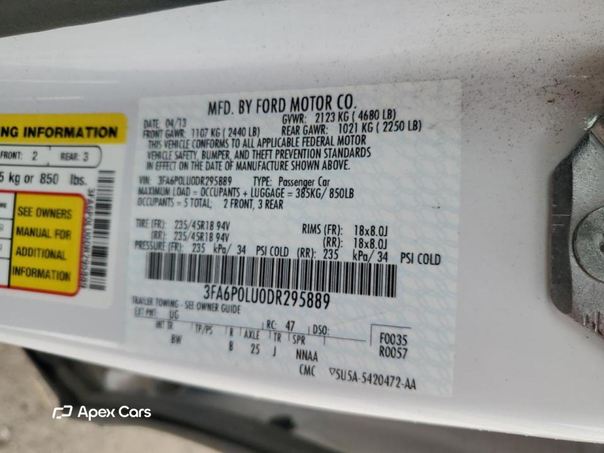 Ford Fusion 2013