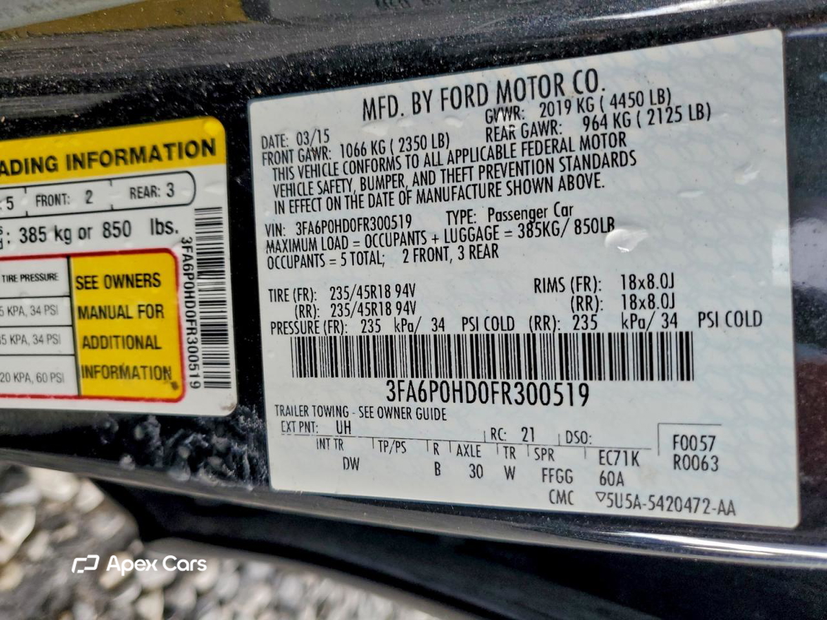 Ford Fusion 2015