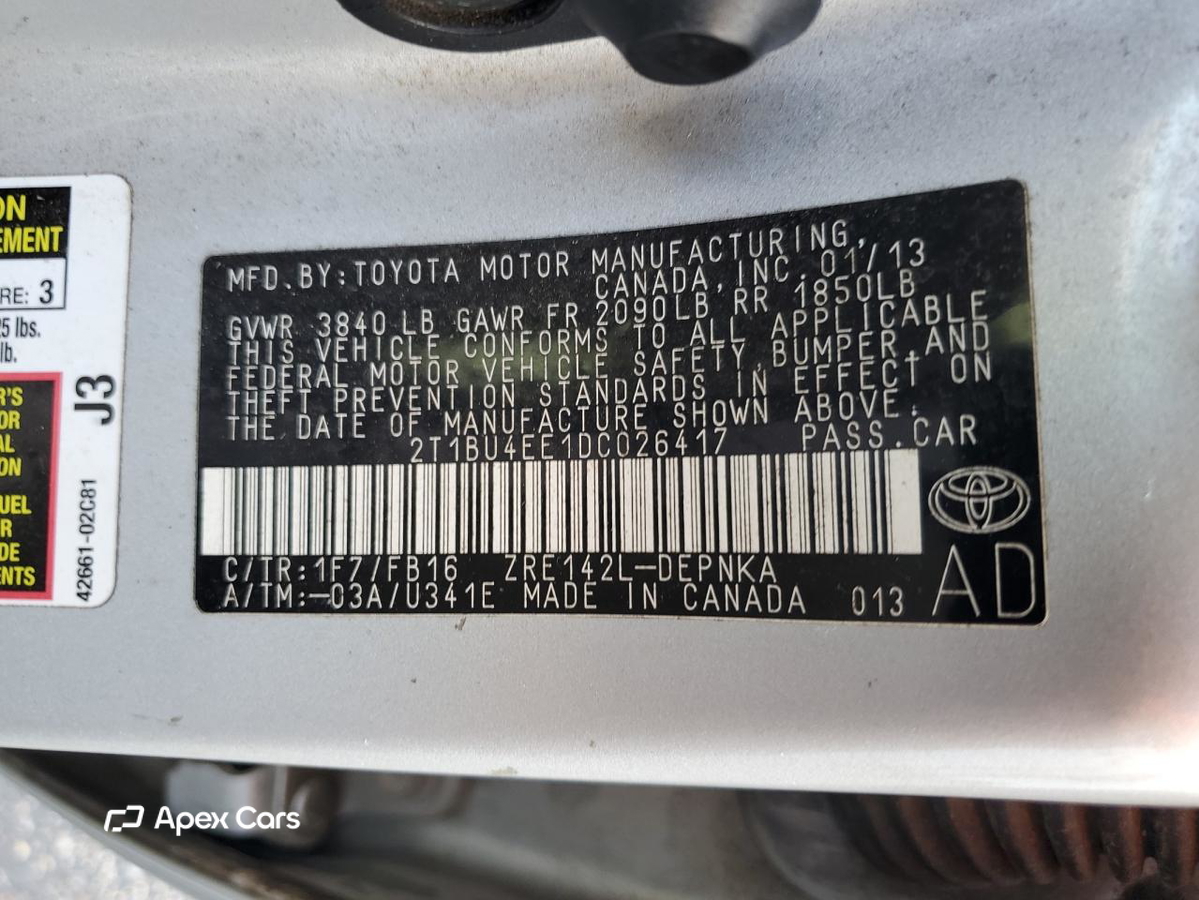 Toyota Corolla 2013