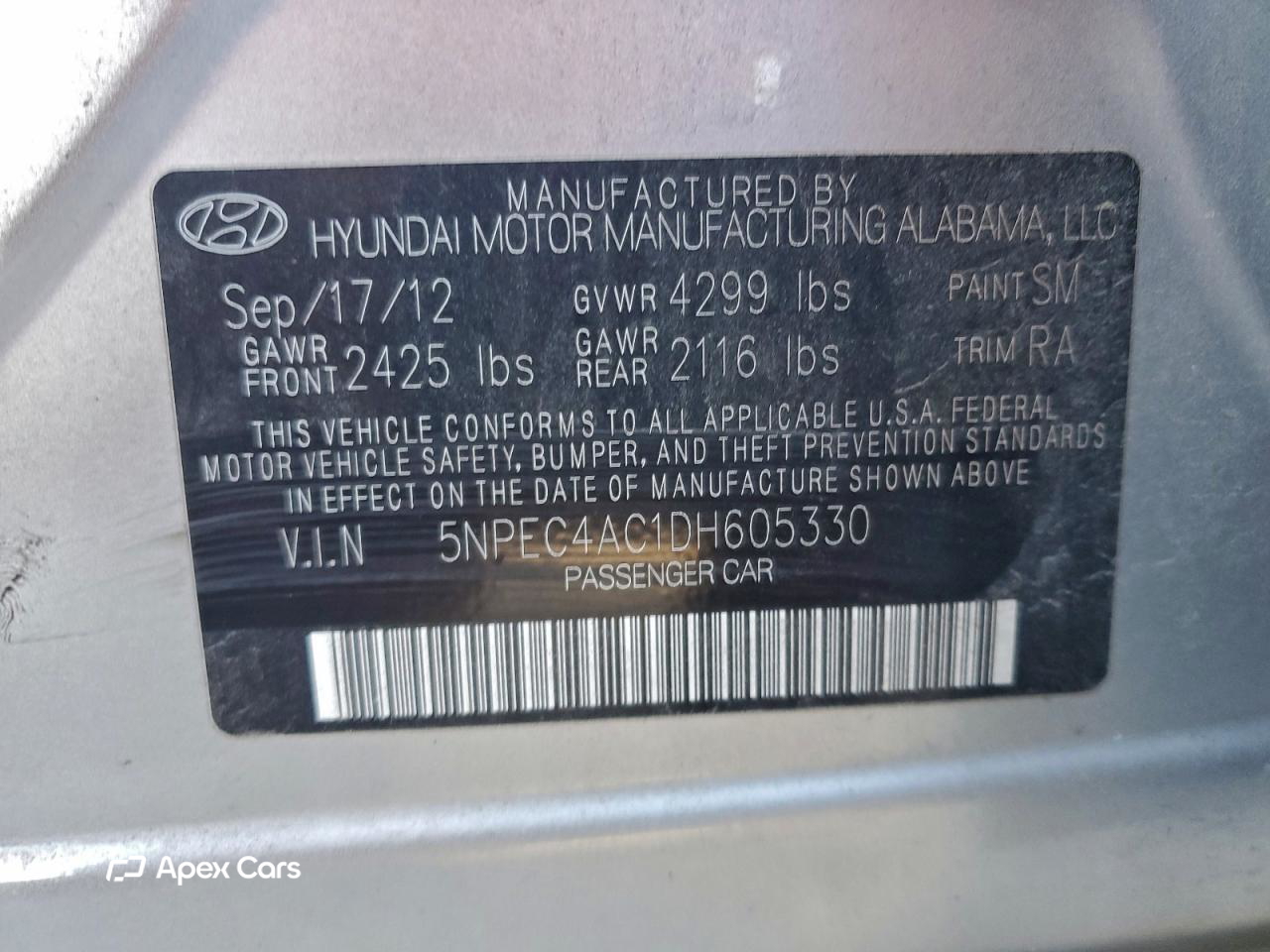 Hyundai Sonata 2013