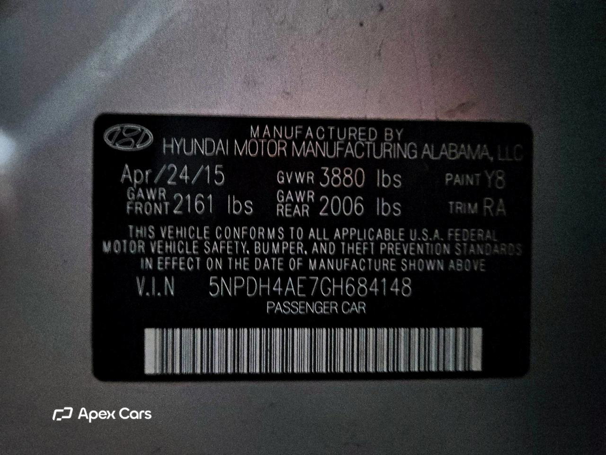 Hyundai Elantra 2016