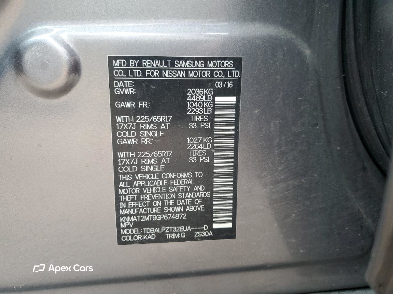 Nissan Rogue 2016