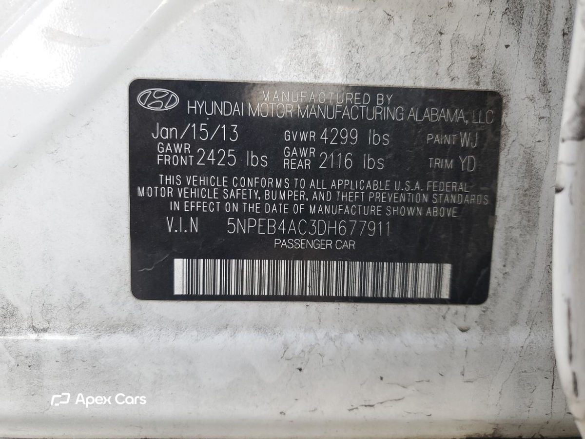 Hyundai Sonata 2013