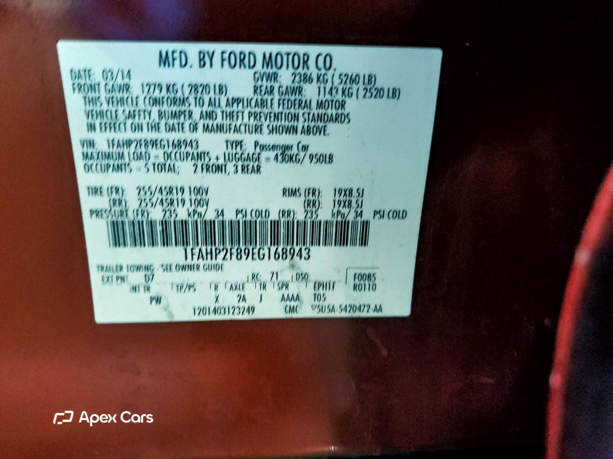 Ford Taurus 2014