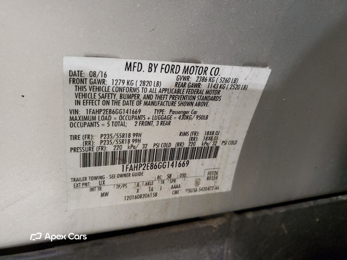 Ford Taurus 2016