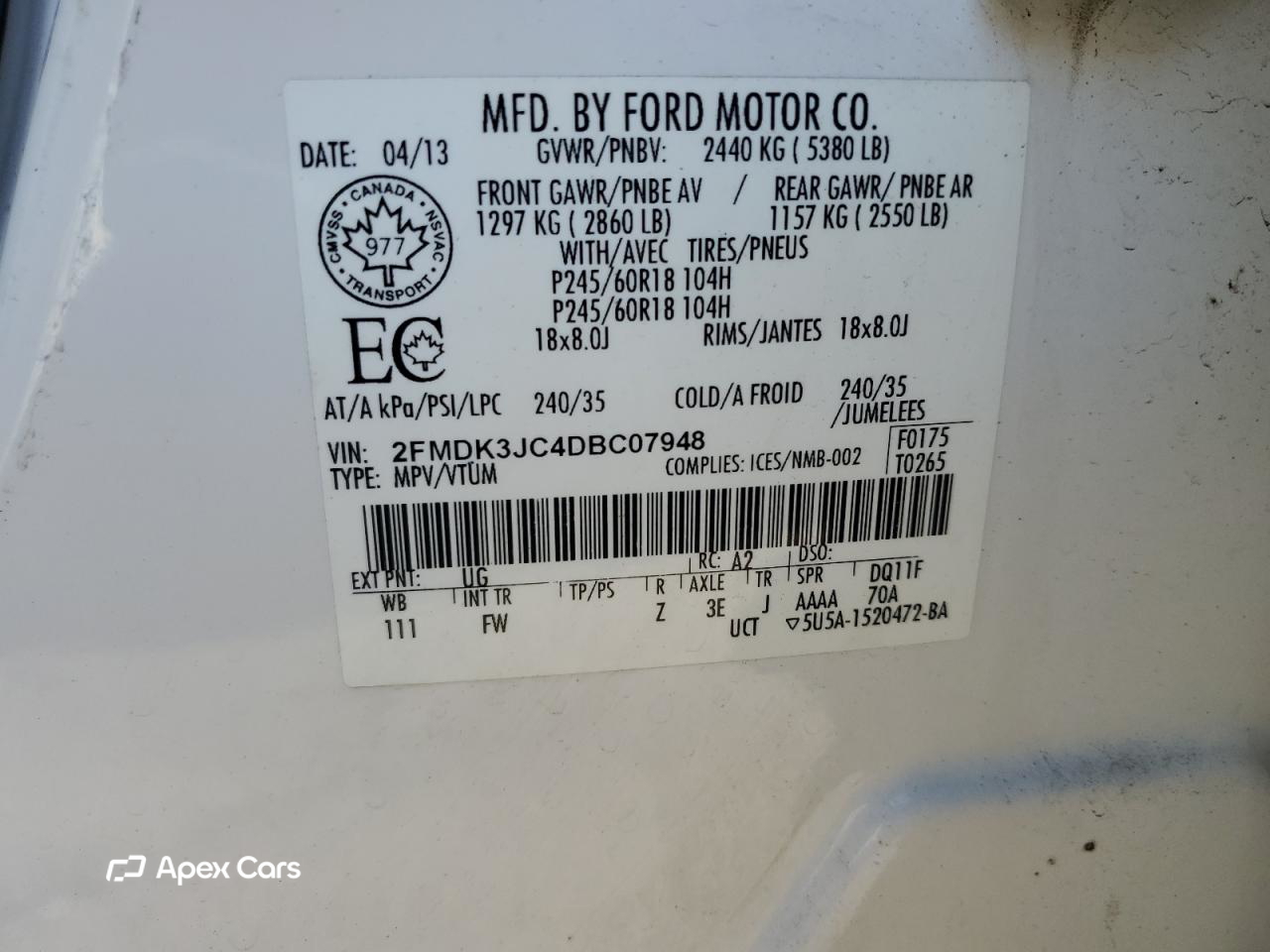 Ford Edge 2013