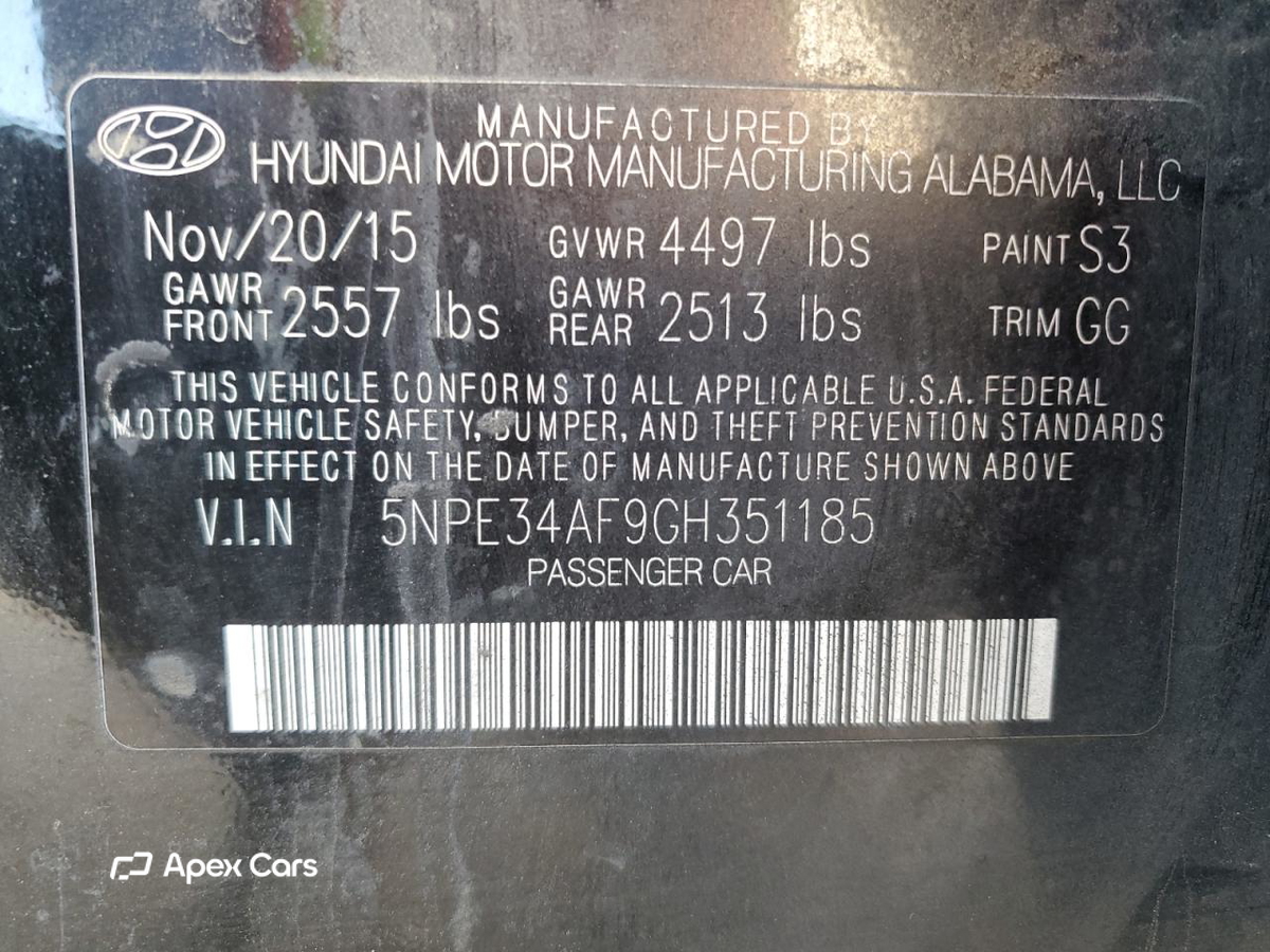 Hyundai Sonata 2016