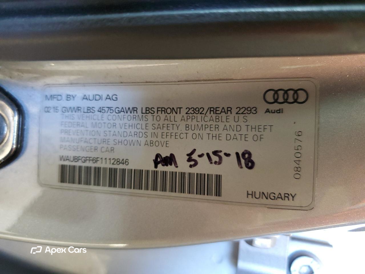 Audi A3 2015