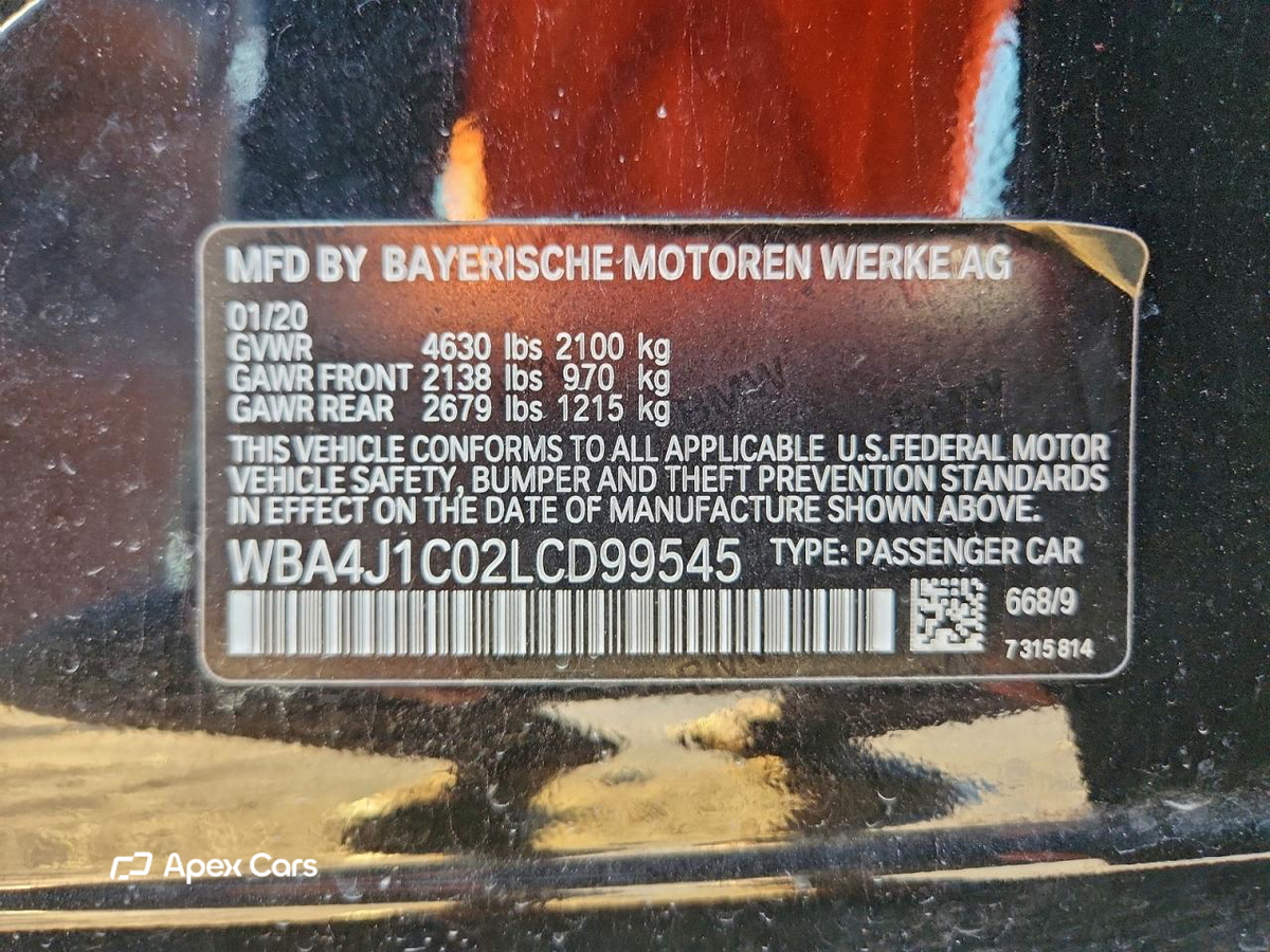 BMW Series 4 2020
