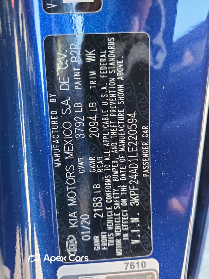 Kia Forte 2020
