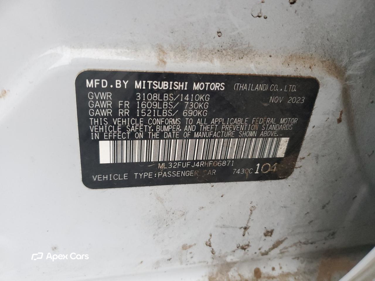Mitsubishi Mirage 2024