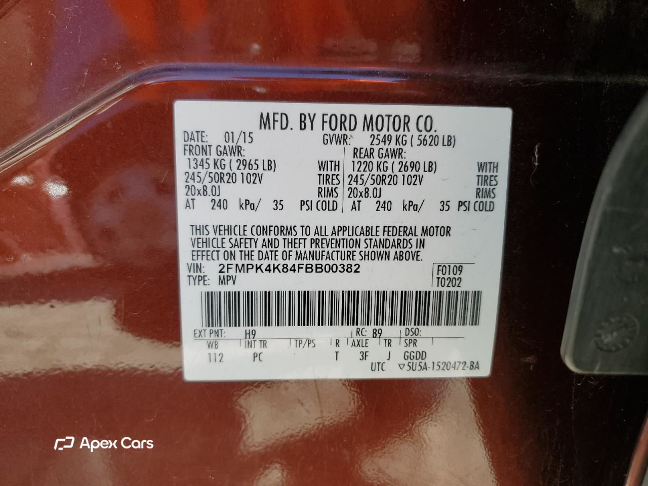 Ford Edge 2015
