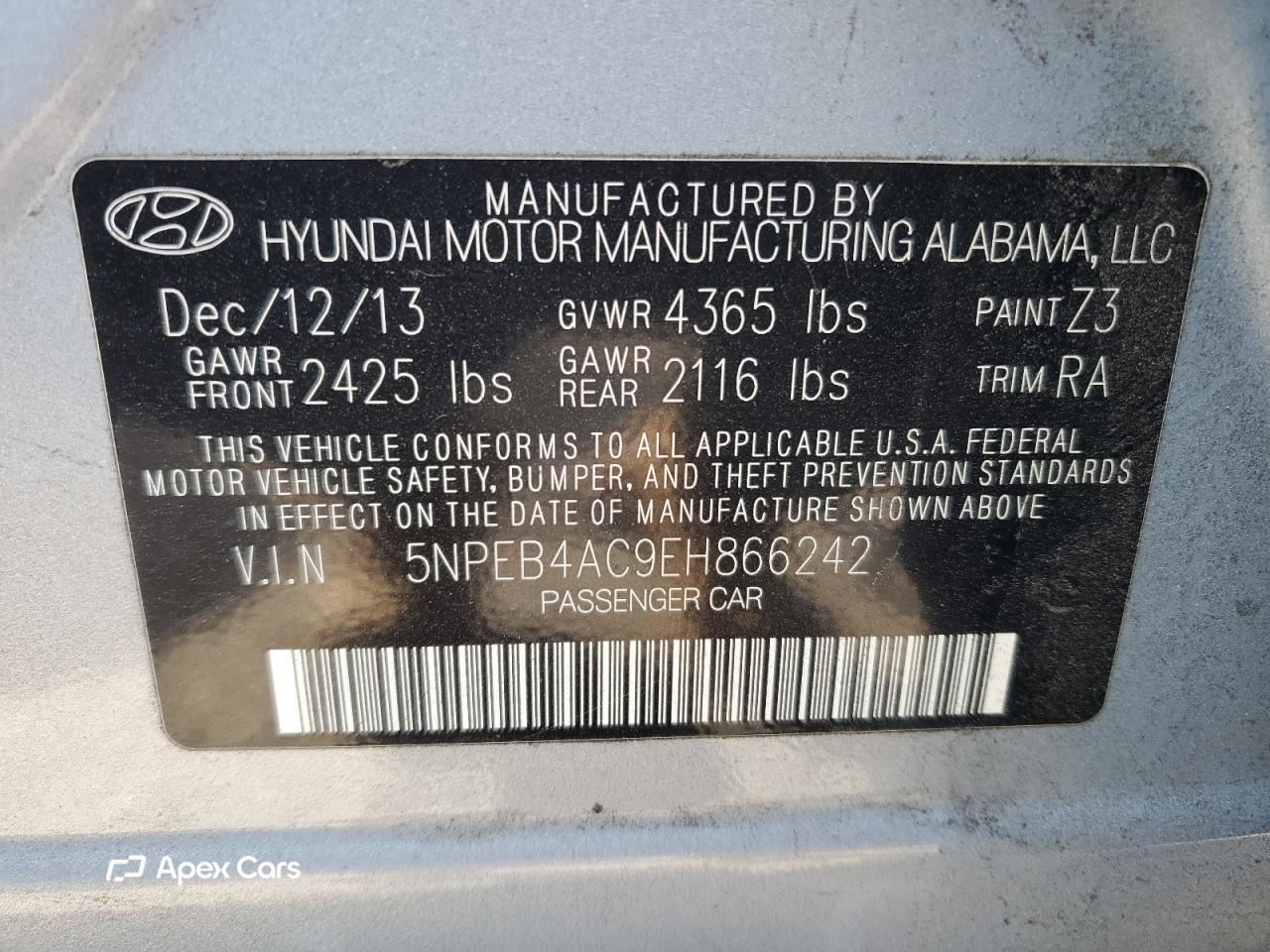 Hyundai Sonata 2014