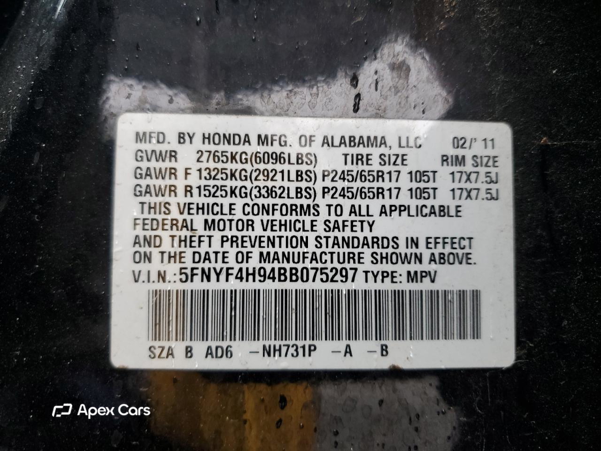 Honda Pilot 2011