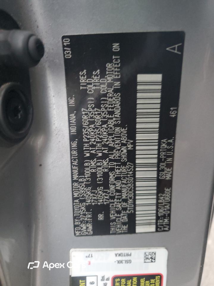 Toyota Sienna 2011