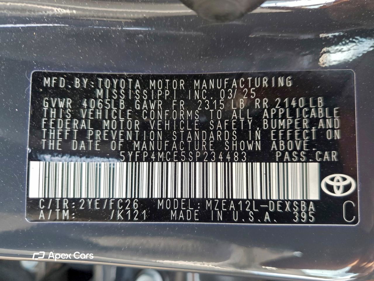 Toyota Corolla 2025