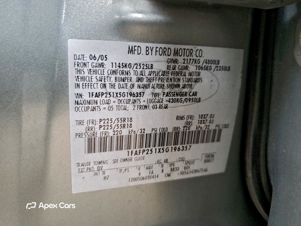 Ford Five Hundred 2005