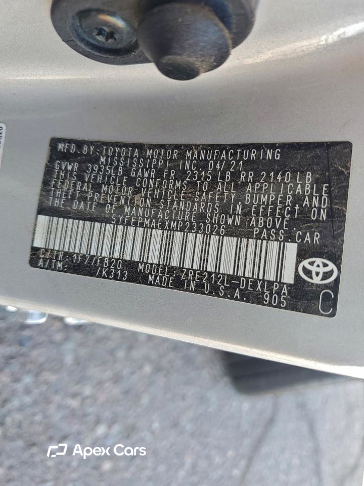 Toyota Corolla 2021