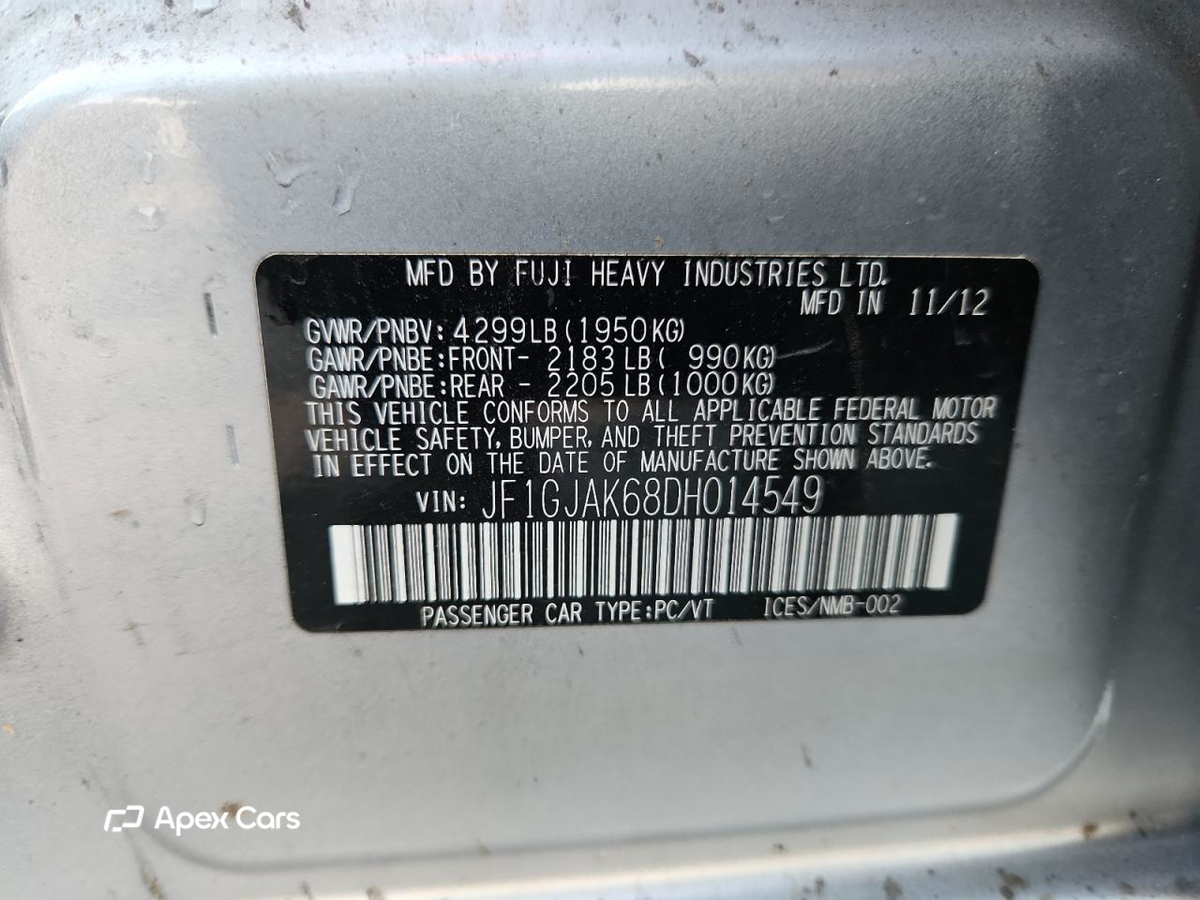 Subaru Impreza 2013