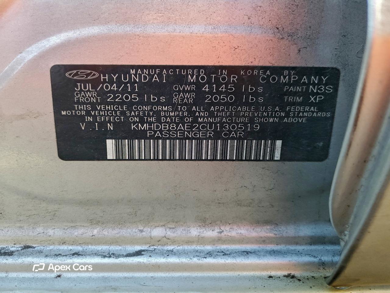 Hyundai Elantra 2012