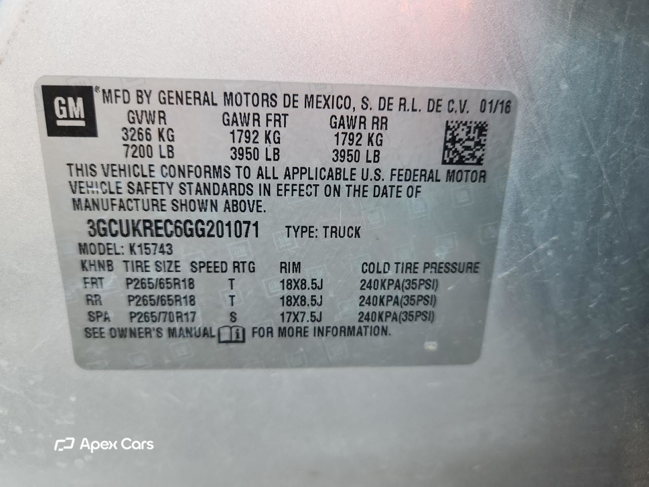 Chevrolet Silverado 2016