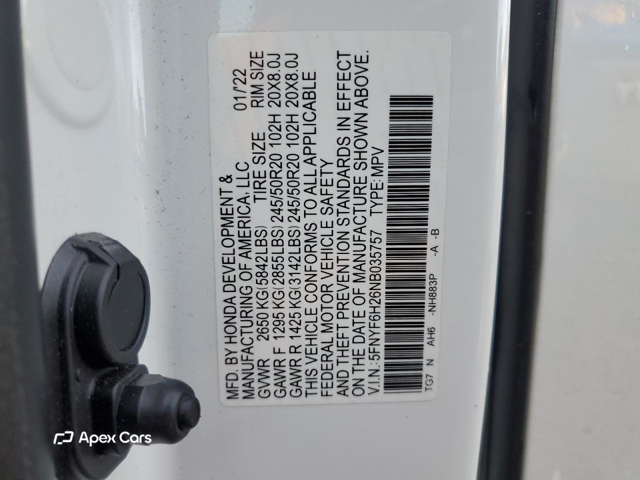 Honda Pilot 2022