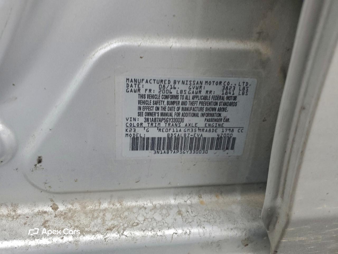 Nissan Sentra 2016
