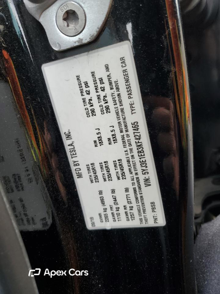 Tesla Model 3 2019
