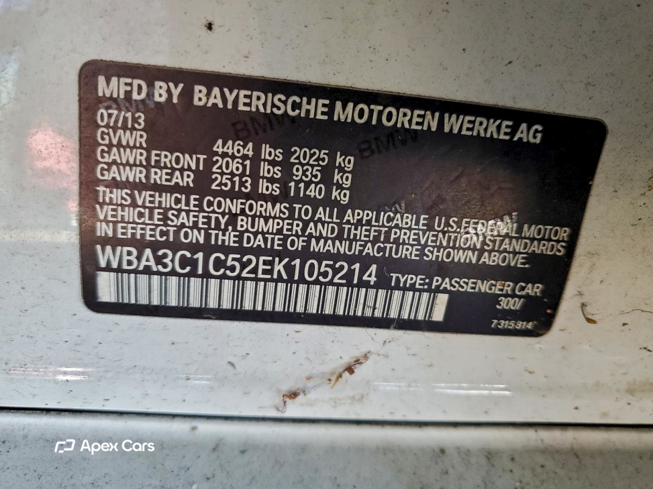 BMW Series 3 2014