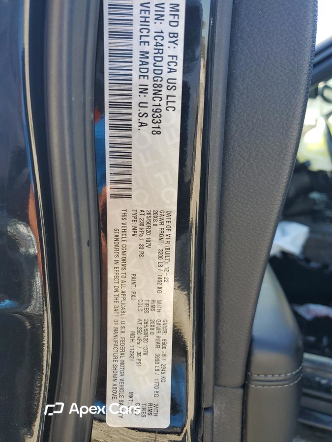 Dodge Durango 2022
