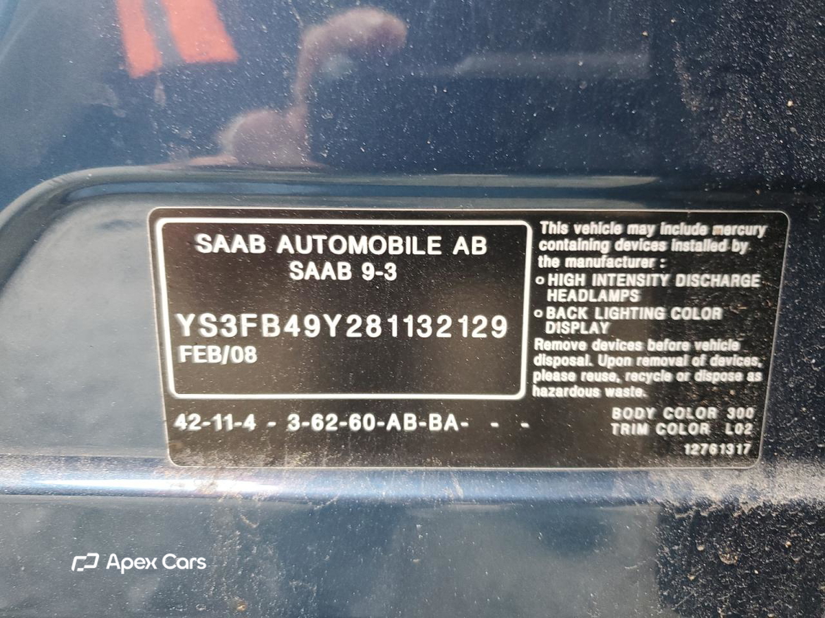 Saab 9-3 2008