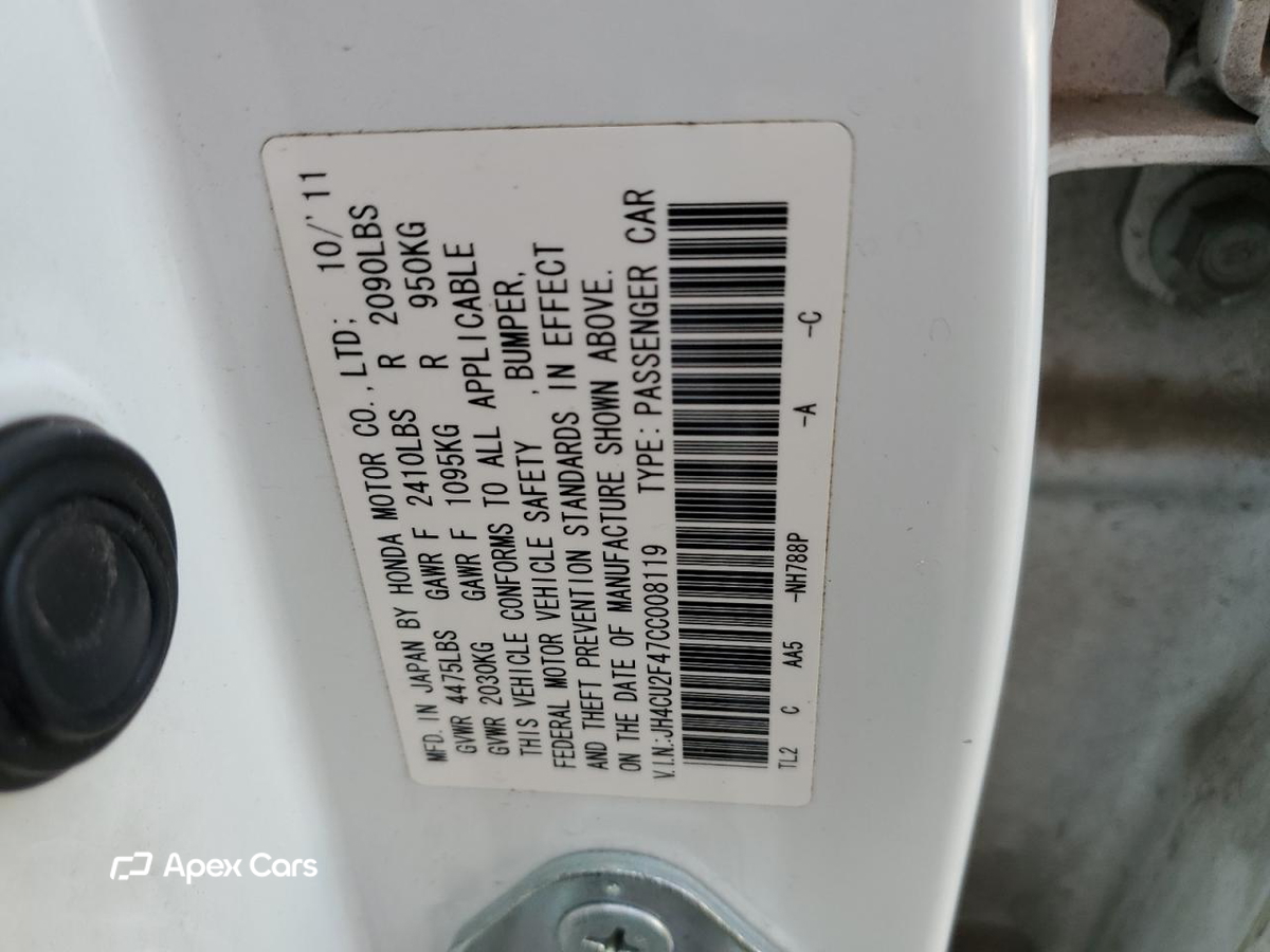Acura TSX 2012