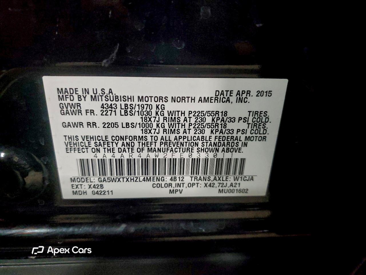 Mitsubishi Outlander 2015