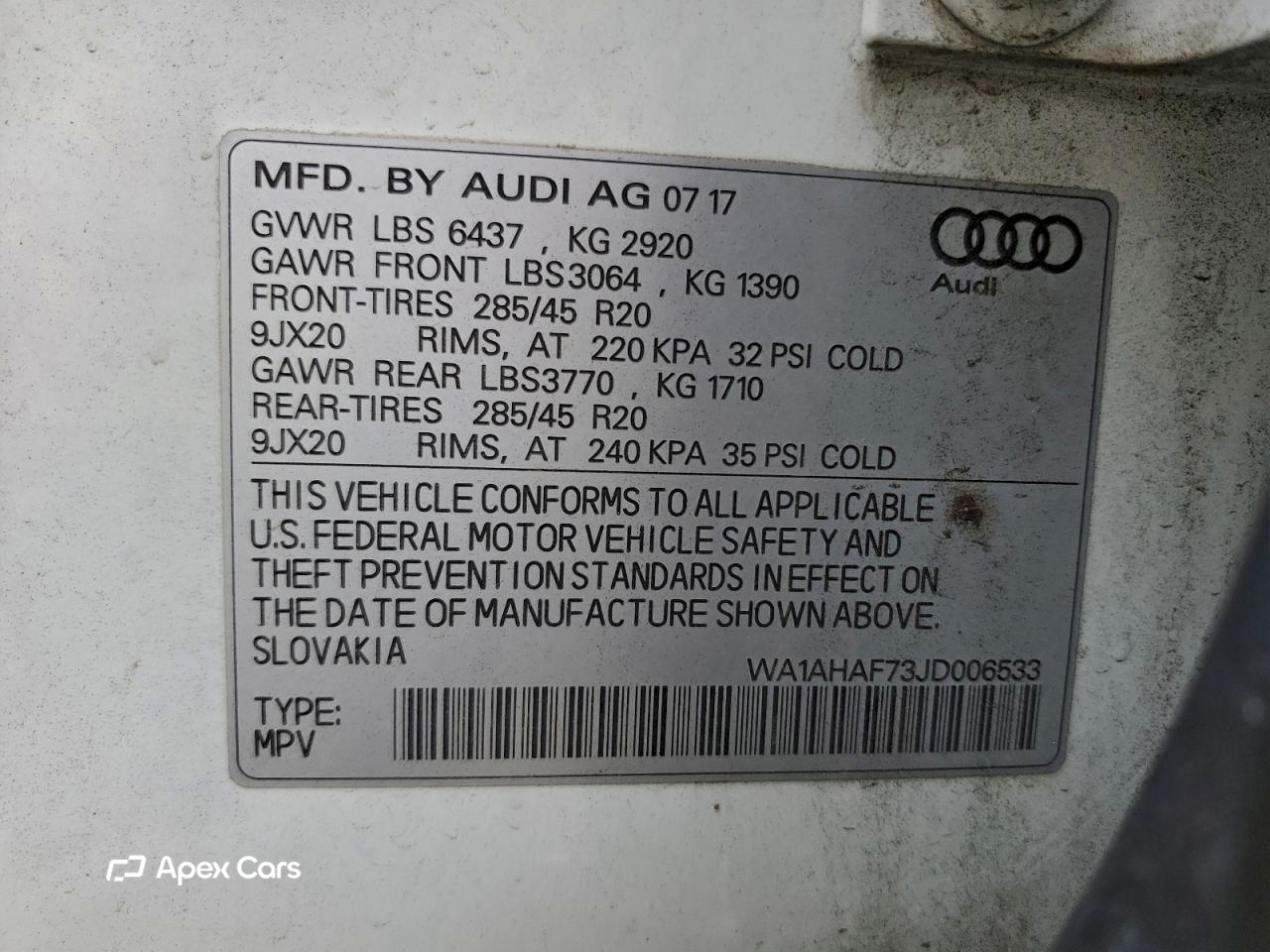 Audi Q7 2018