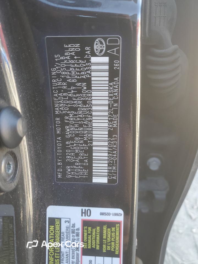 Toyota Corolla 2015