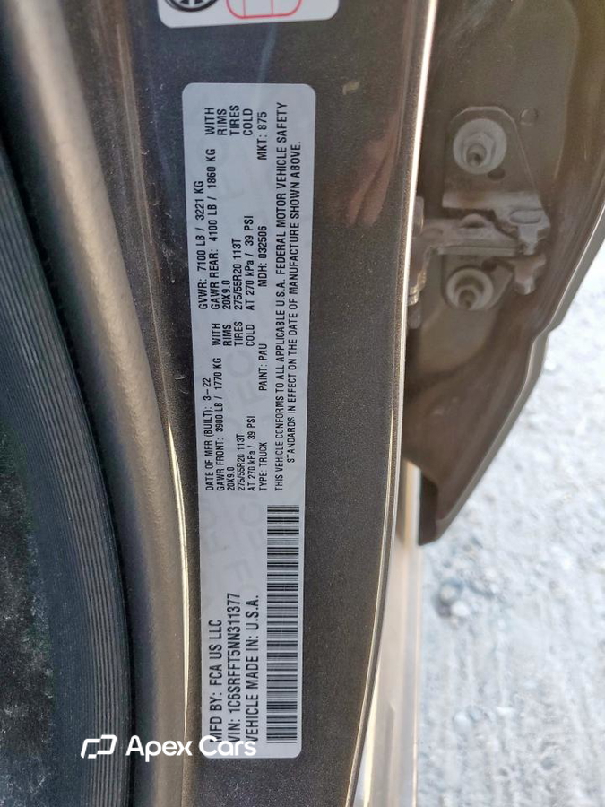 RAM 1500 2022