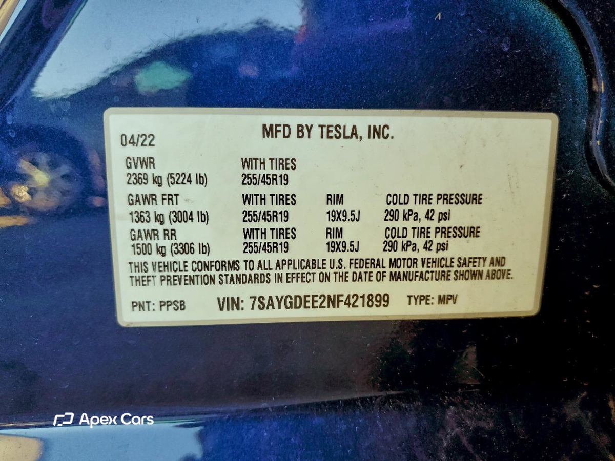 Tesla Model Y 2022